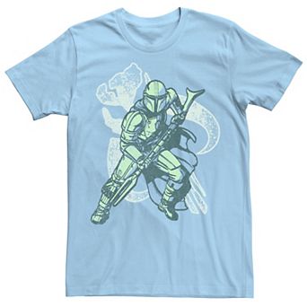 Men's Star Wars Mando Crest Pose Tee