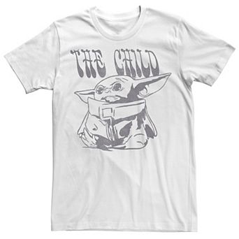 Men's Star Wars The Mandalorian Child Vintage Tee
