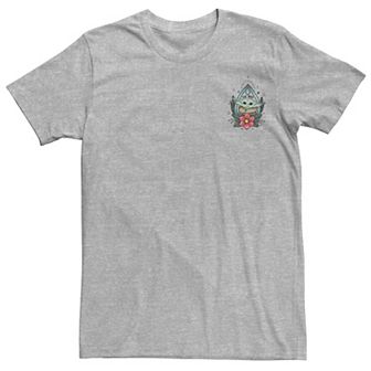 Men's Star Wars The Mandalorian Planchette Child Pocket Hit Tee