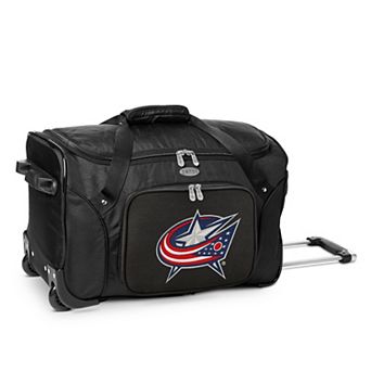 Denco Columbus Blue Jackets 22-Inch Wheeled Duffel Bag