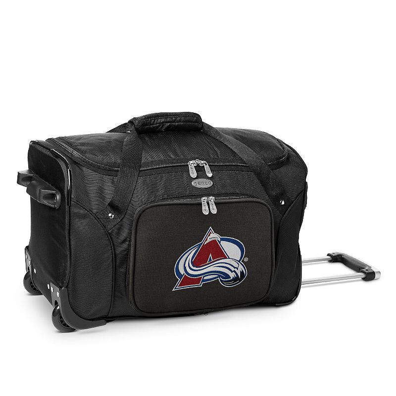 Denco Colorado Avalanche 22-Inch Wheeled Duffel Bag, Team