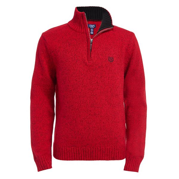 Chaps half zip on sale sweater