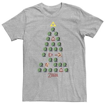 Men's Zelda 8-Bit Christmas Tree Tee