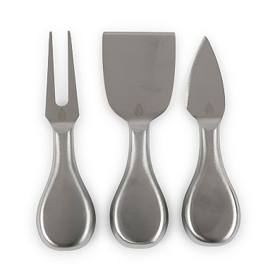 Picnic Time New York Mets Concerto Glass-Top Cheese Cutting Board & Tools Set