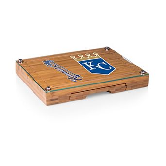 Picnic Time Kansas City Royals Concerto Glass-Top Cheese Cutting Board & Tools Set