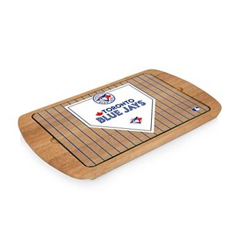 Picnic Time Toronto Blue Jays Billboard Glass Top Serving Tray