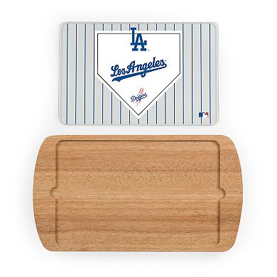 Picnic Time Los Angeles Dodgers Billboard Glass Top Serving Tray