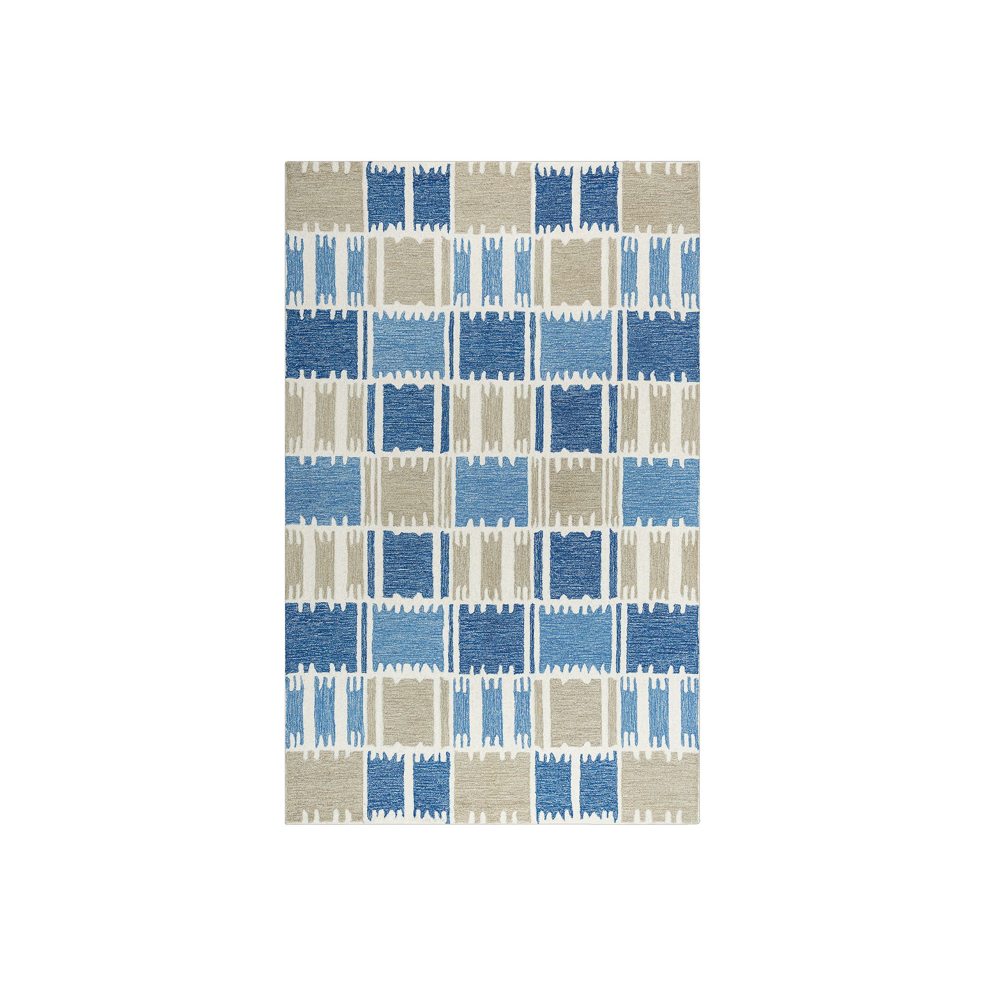 Alora Decor Rivera Wool Rug, Blue
