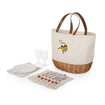 Picnic Time Minnesota Vikings Promenade Picnic Basket Set