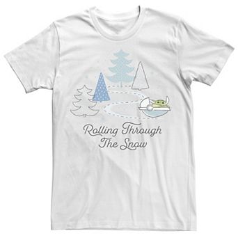Men's Star Wars The Mandalorian Rolling Through The Snow Outdoor Tee