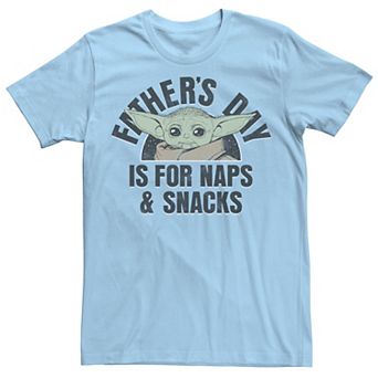 Men's Star Wars Naps and Snacks Fathers Day Tee