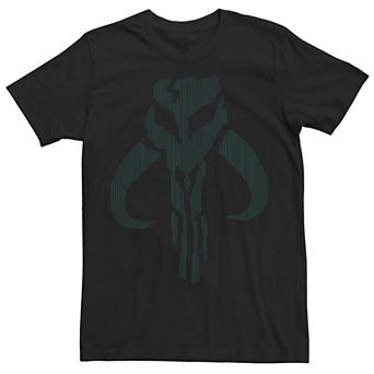 Men's Star Wars: The Mandalorian Striped Logo Tee