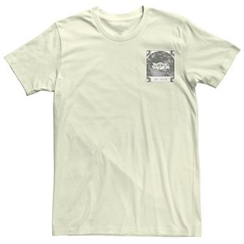 Men's Star Wars The Mandalorian The Child Card Left Chest Tee