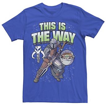 Men's Star Wars: The Mandalorian This Is The Way Action Pose Tee