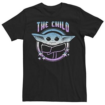 Men's Star Wars Child Metalic Stars Tee