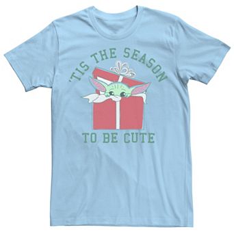 Men's Star Wars Christmas The Child 'Tis The Season To Be Cute Tee