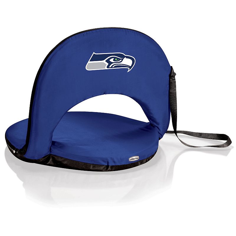 Picnic Time Seattle Seahawks Oniva Portable Reclining Seat, Blue