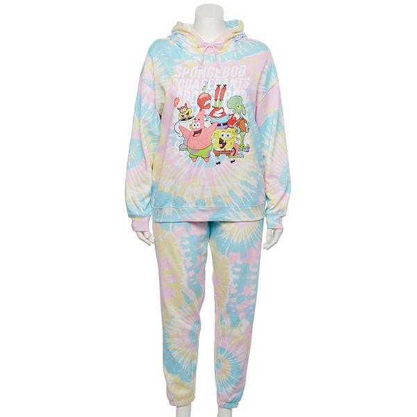 Tie dye spongebob clearance hoodie