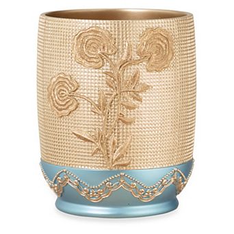 Popular Bath Ombre Rose Blue Waste Basket