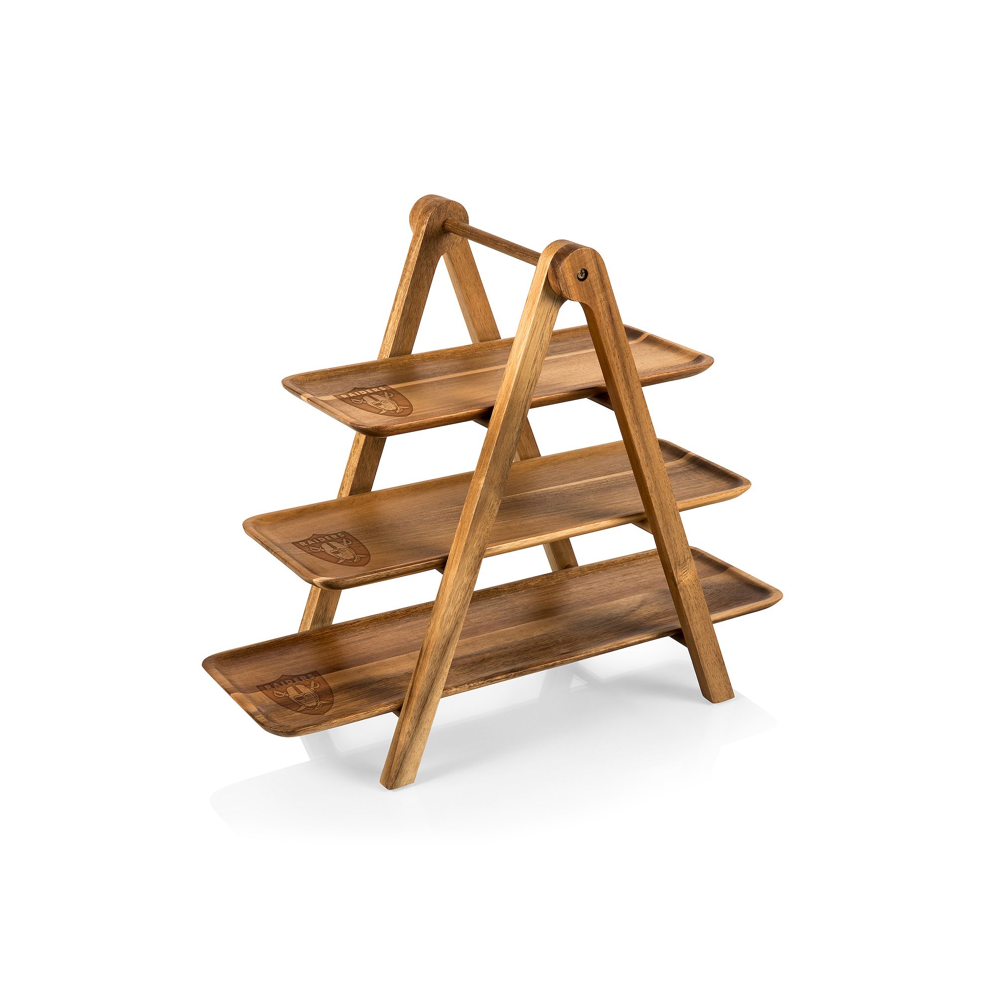 Picnic Time New York Jets 3-Tiered Serving Station, Brown