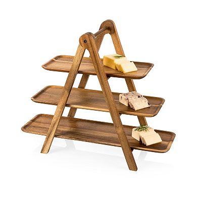 Picnic Time Detroit Lions 3-Tiered Serving Station