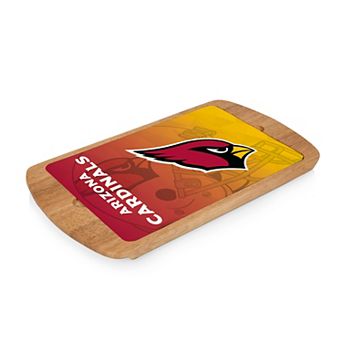 Picnic Time Arizona Cardinals Billboard Glass Top Serving Tray