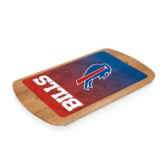 Picnic Time Buffalo Bills Billboard Glass Top Serving Tray