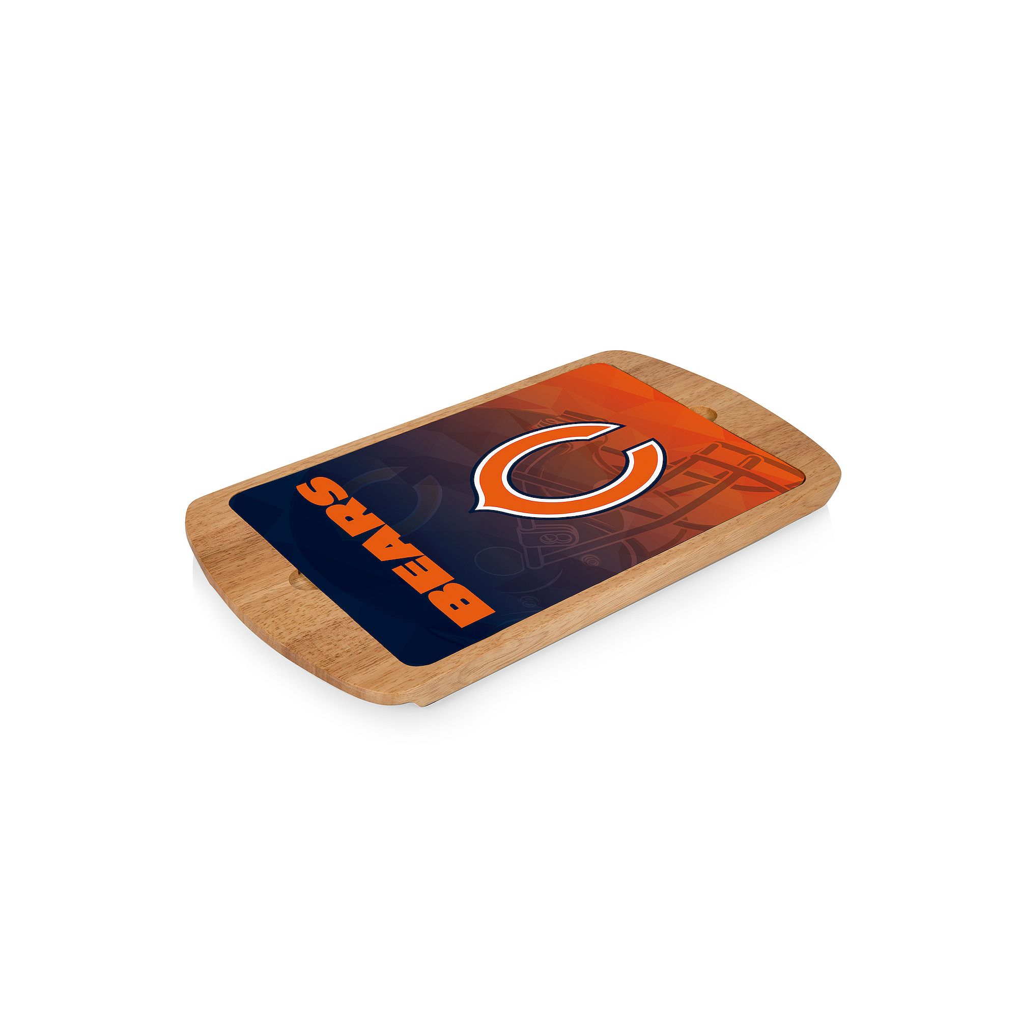 Picnic Time Chicago Bears Billboard Glass Top Serving Tray, Team