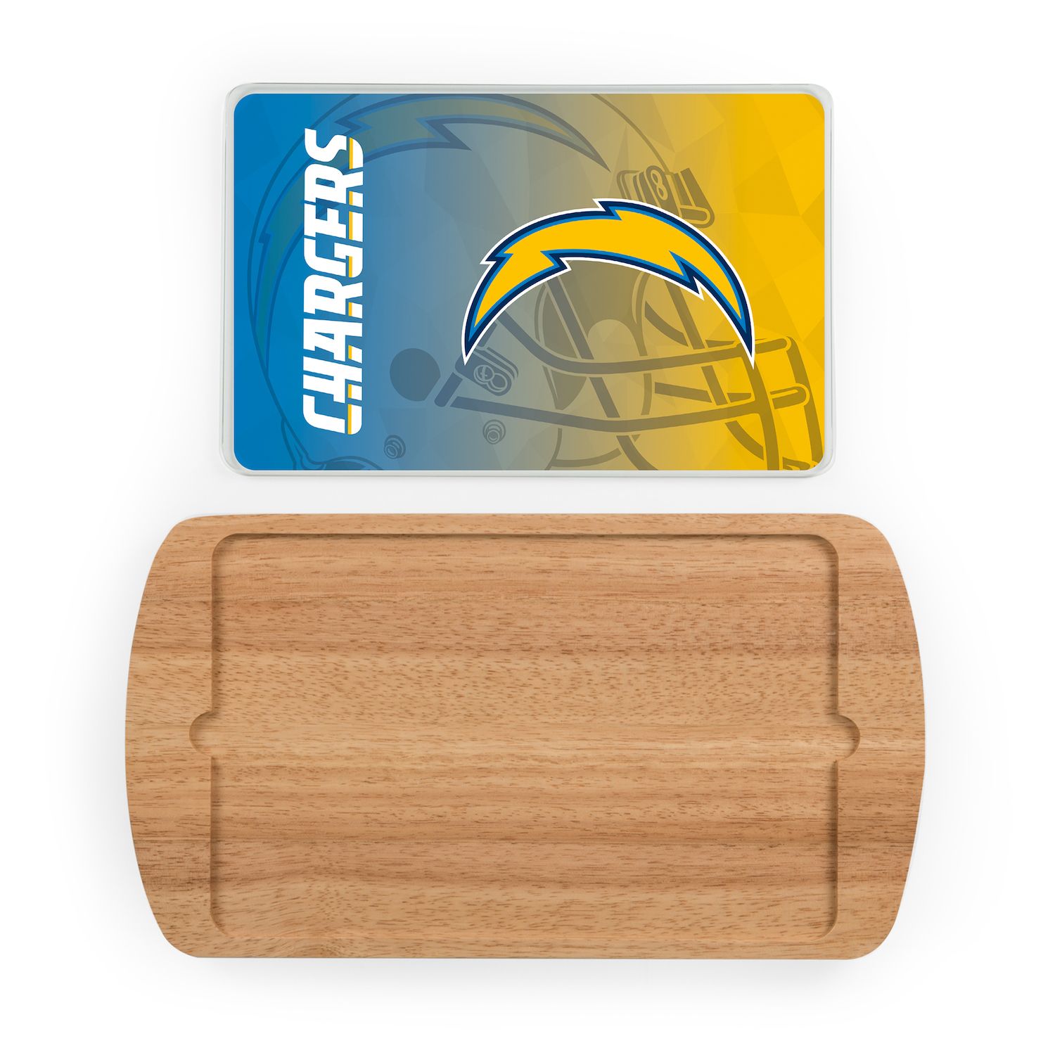 Los Angeles Chargers Billboard Glass Top Serving Tray - Thumbnail 3