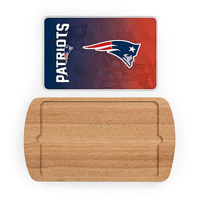 Picnic Time New England Patriots Billboard Glass Top Serving Tray