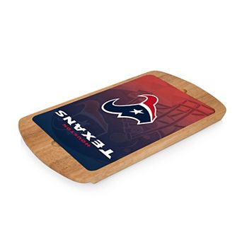 Picnic Time Houston Texans Billboard Glass Top Serving Tray