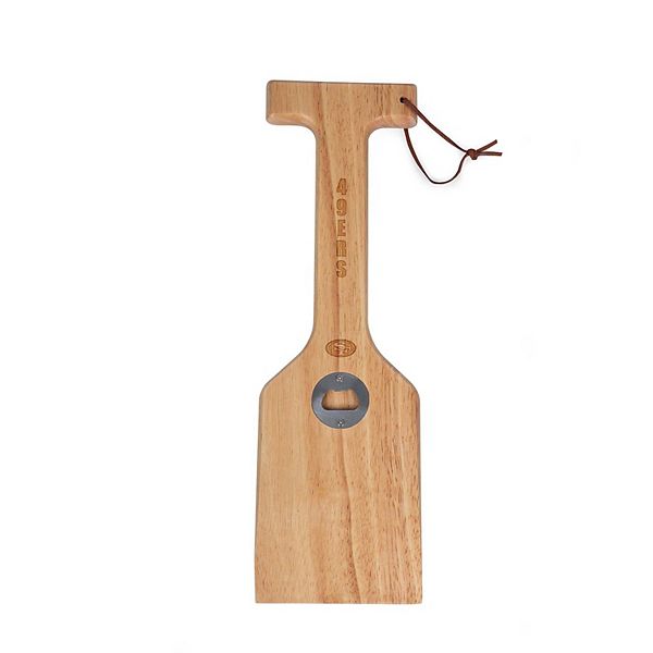 Picnic Time San Francisco 49ers Hardwood BBQ Grill Scraper with