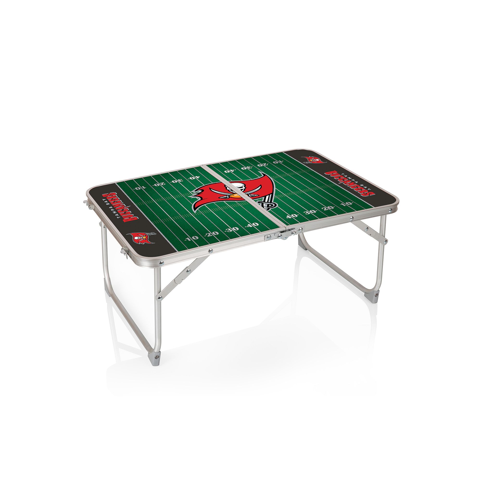 Picnic Time Tampa Bay Buccaneers Mini Portable Folding Table, Team