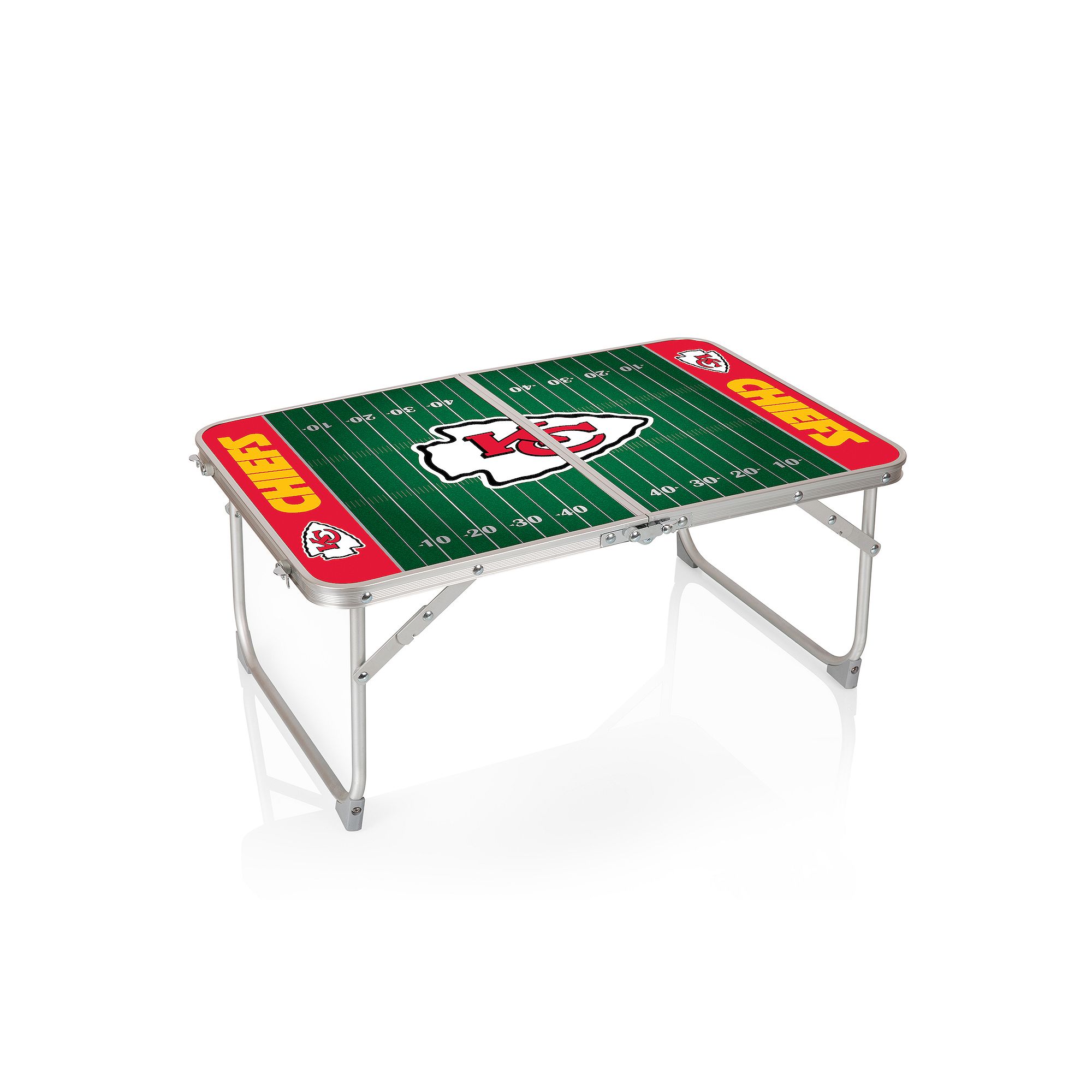 Picnic Time Kansas City Chiefs Mini Portable Folding Table, Team