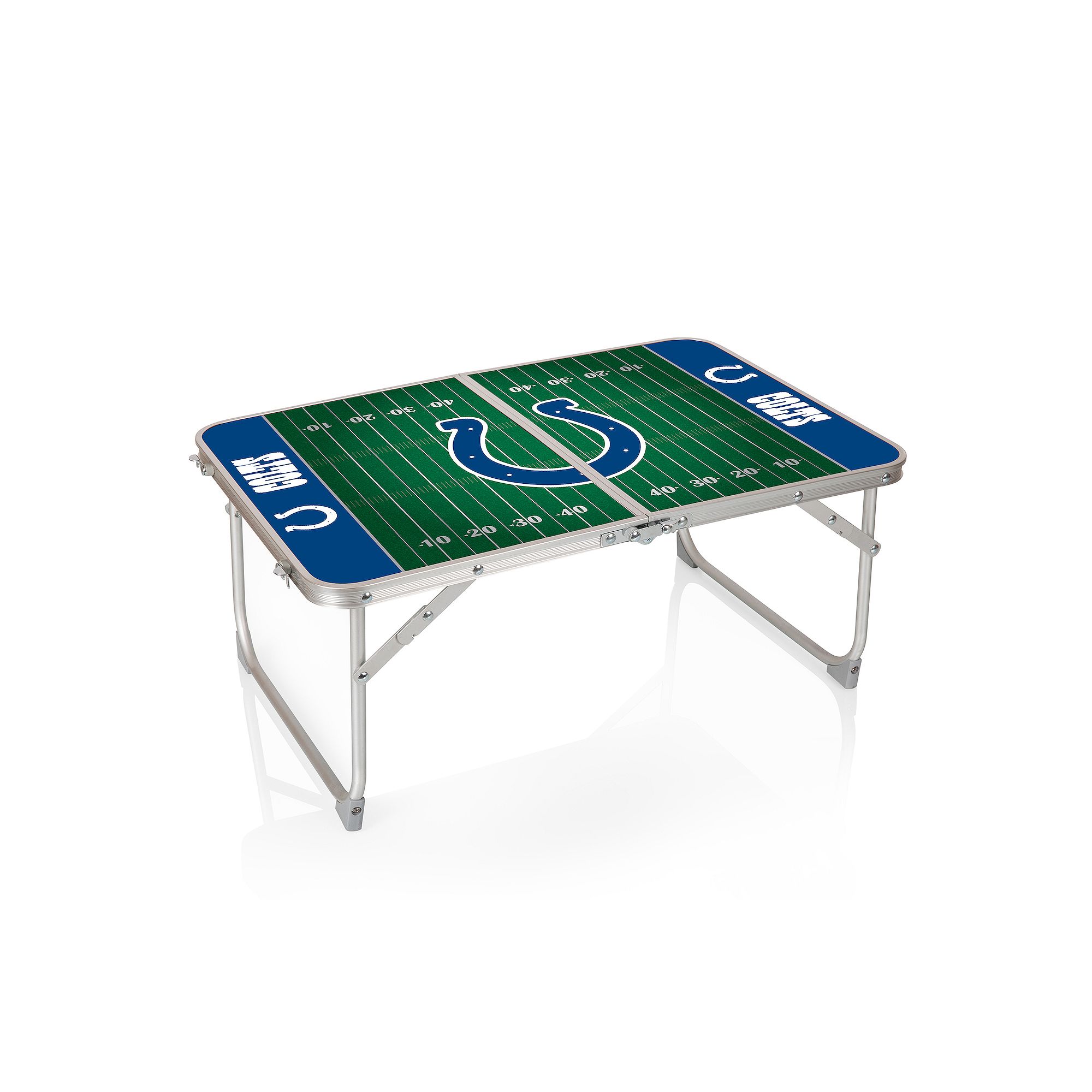 Picnic Time Indianapolis Colts Mini Portable Folding Table, Team