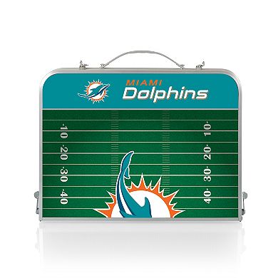 Picnic Time Miami Dolphins Mini Portable Folding Table