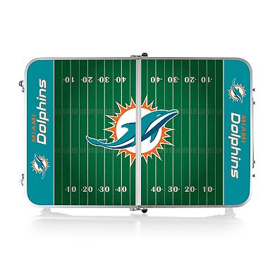 Picnic Time Miami Dolphins Mini Portable Folding Table