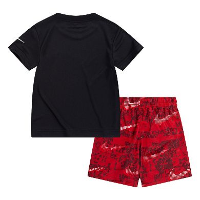 Toddler Boy Nike Dri-FIT Tee & Shorts Set
