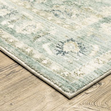 StyleHaven Sorrento Faded Ornate Area Rug