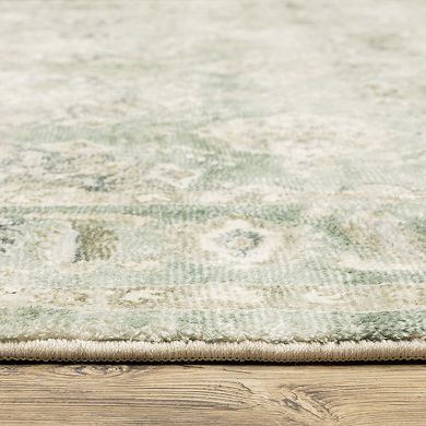 StyleHaven Sorrento Faded Ornate Area Rug