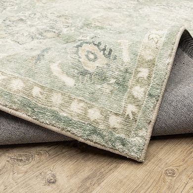 StyleHaven Sorrento Faded Ornate Area Rug