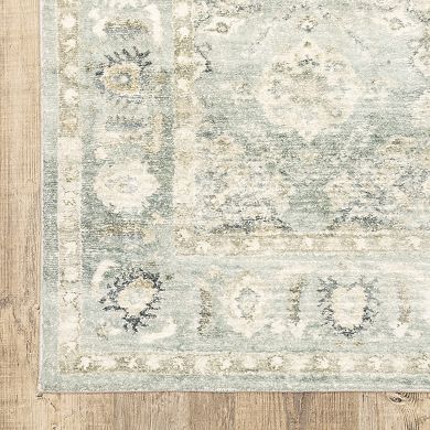 StyleHaven Sorrento Faded Ornate Area Rug