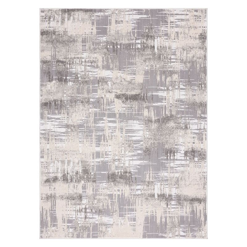 Home Dynamix Navia Adair Area Rug, Silver, 8X10 Ft