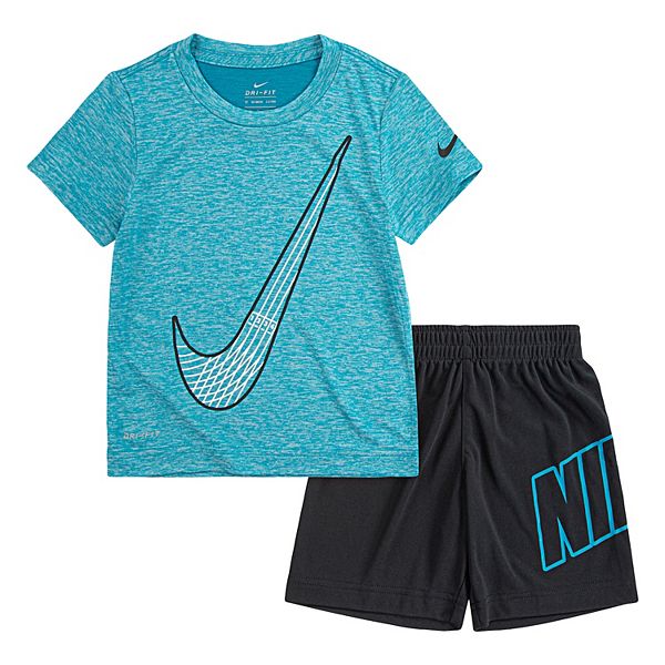 Toddler Boy Nike Dri-FIT Logo Tee & Shorts Set