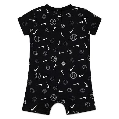 Baby Boy Nike Sports Graphics Logo Romper