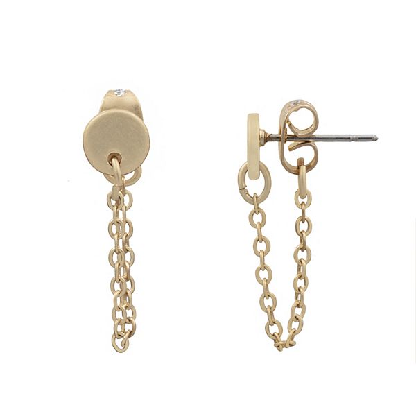 Sonoma Goods For Life® Oval Link Chain Drop Earrings