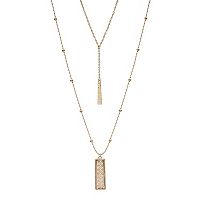 Sonoma Goods For Life Rectangle Pendant Necklace Deals