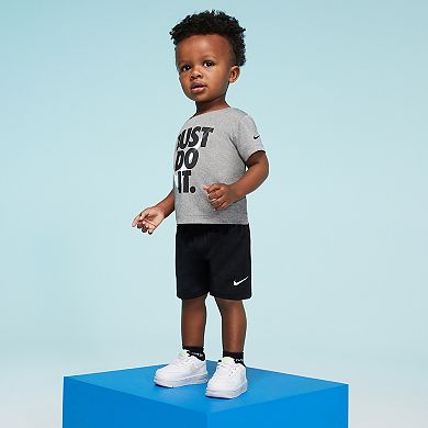 Baby Boy Nike Dri-FIT Tee & Shorts Set