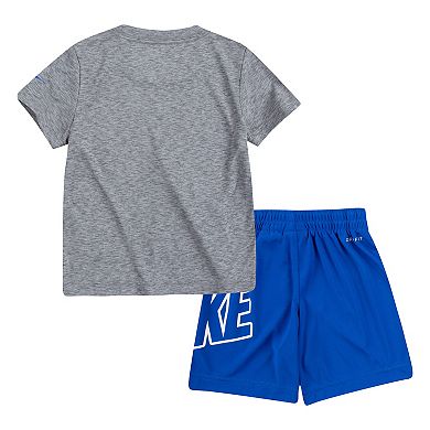 Baby Boy Nike Dri-FIT Logo Tee & Shorts Set