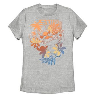 Disney's Lilo & Stitch Juniors' Ukulele Tropical Graphic Tee